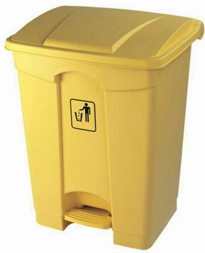 Heavy Duty Pedal Bin 68L Yellow