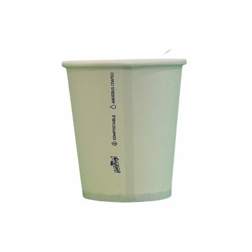 Water Cold Cup Aqueous Coated Paper 200ml White