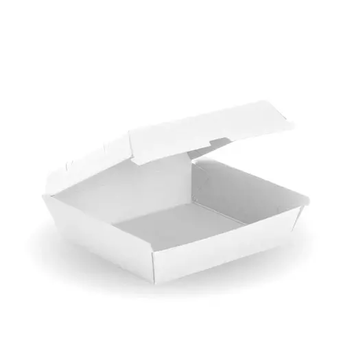 Dinner BioBoard White Box 178x160x80mm - Biopak