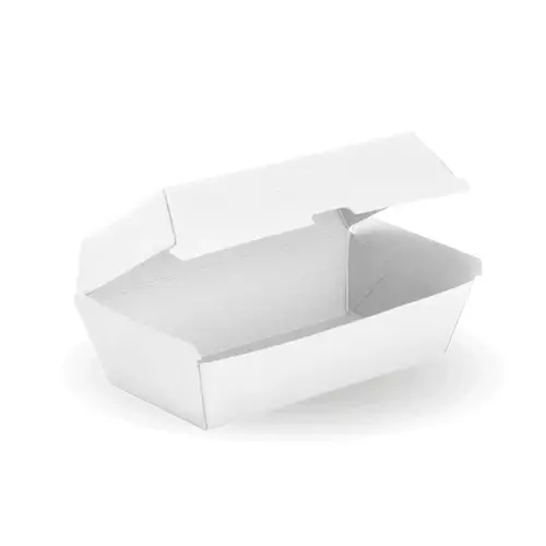 Snack Box Regular BioBoard White Box 175x90x84mm - Biopak