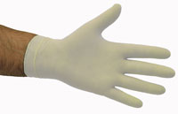 White Premium Latex Gloves PowderFree MEDIUM - Selfgard