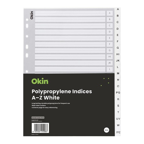 Icon PP Indices A-Z White