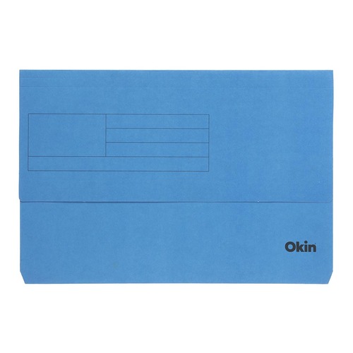Okin Card Document Wallet FS Blue