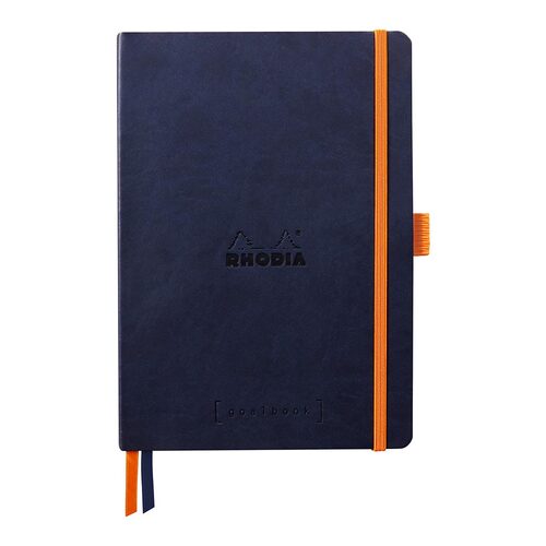 Rhodiarama Goalbook A5 Dotted Midnight