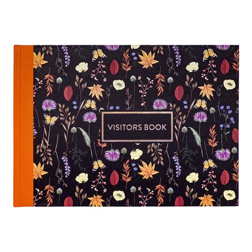 Pukka Bloom Visitors Book Black