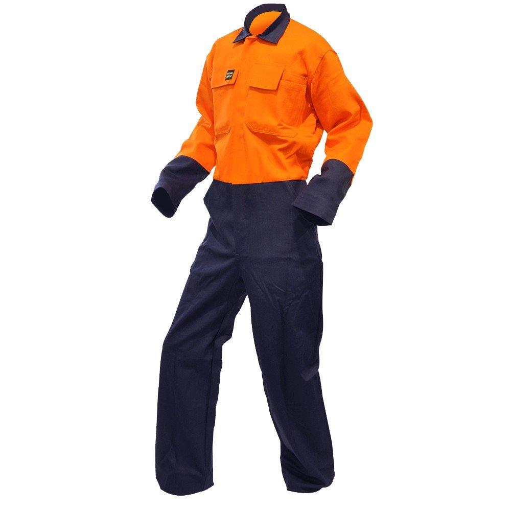 Fr Overall, 320Gsm, Orange/Navy, Do.12 Cal-Size 11