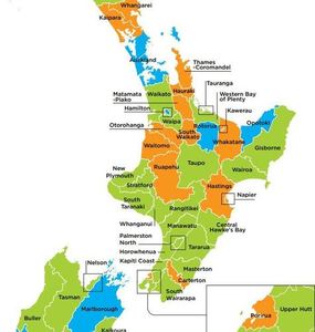 Map of Plastic Recycling options in NZ