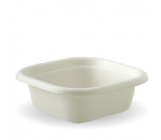 Takeaway Container Base White 280ml BioCane - BioPak