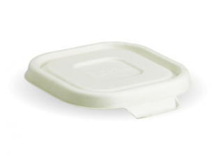 Takeaway Container Lid White Small BioCane - BioPak
