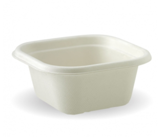 Takeaway Container Base White 480ml BioCane - BioPak