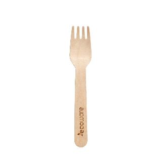 Wooden Fork 16cm, Carton - Ecoware