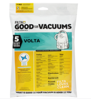 Filta Volta SMS Multi Layered Vacuum Cleaner Bags 5 Pack (F062) - BUY 1 GET 1 FREE