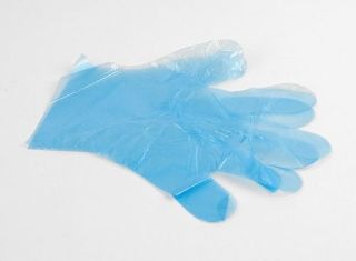 Plastic Gloves HDPE Blue LARGE Carton 10,000 - Coastal