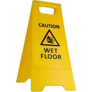 Gala Heavy Duty Safety Sign "Wet Floor" Yellow, Each - Filta
