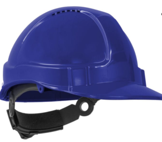 TUFF-NUT' Ratchet  Vented Hard Hat, BLUE - Esko