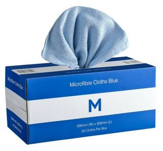 Dispenser Microfibre Cloth Blue 300 x 300mm - Matthews