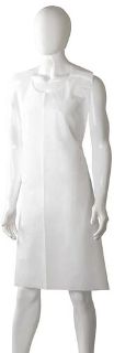 Polyethylene Back Tie Apron - White, 960mm x 1250mm x 20mu  *Light Duty - Matthews