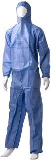 SMS Coverall Type 5/6 - Blue, XL, 50gsm *Breathable Coverall - Matthews