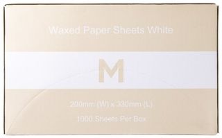 Waxed Paper Sheets Small - White, 200mm x 330mm, 40gsm    - Matthews