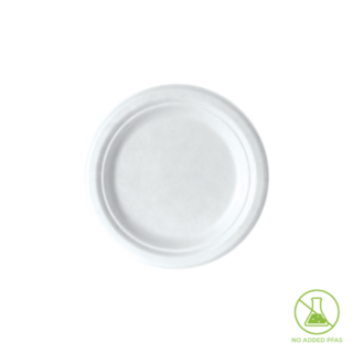 Sugarcane PLATE, 7in White 175   - Detpak