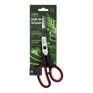 Icon Scissors Soft Grip 8.5 Inch Black Handle