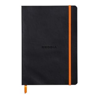 Rhodiarama Softcover Notebook A5 Dotted Black