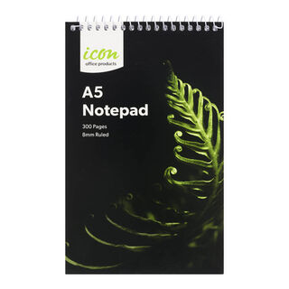 Icon Spiral Notepad 127x204mm Soft cover 300 pg