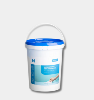 Antibacterial Wet Wipes Tub 72 sheets - Matthews Packaging