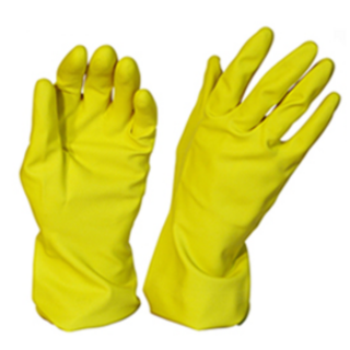 Silverlined Rubber Gloves XX-Large Yellow (Pack 12 pairs) - Selfgard