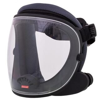 CleanAIR UniMask with Single Head Band - Neoprene / Cylindrical Cellulose Propionate (Chemical Resistant)