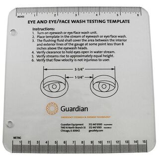 Eye and Facewash Testing Template
